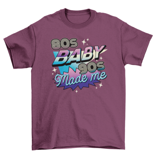 80s and 90s retro quote t-shirt